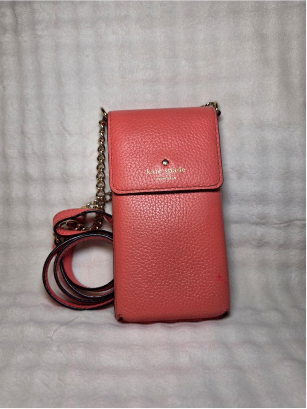 Kate Spade Coral Crossbody Bag and Phone Holder - Picture 2 of 6